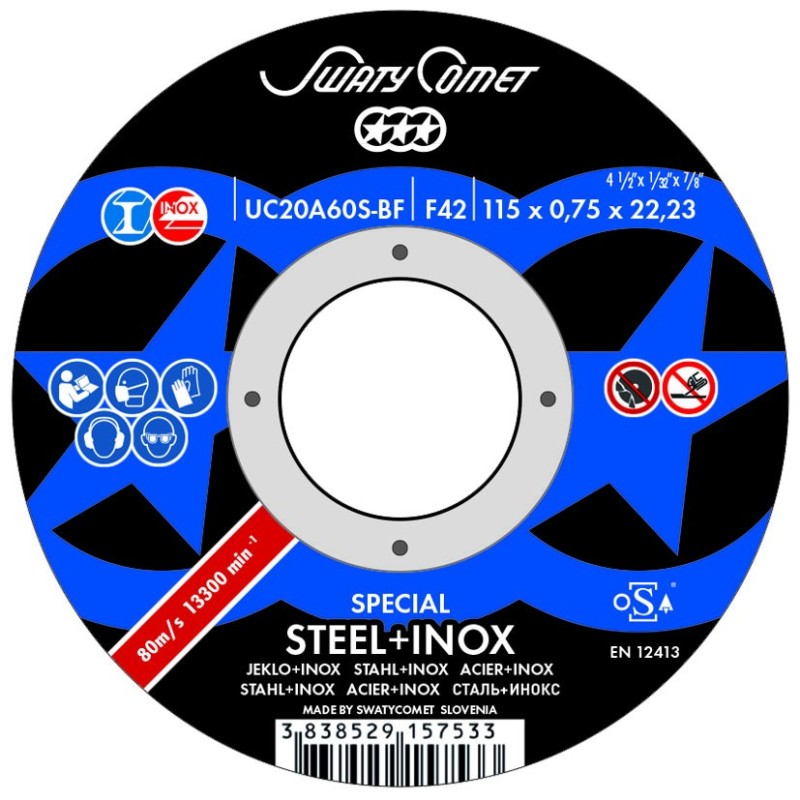 Disc Abraziv Debitare ACC 115 x 1mm, Metal si Inox, SW