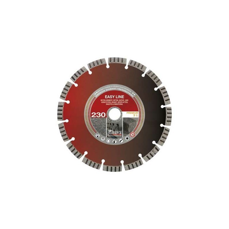 Disc Diamantat, EasyLine, Diametru de 125 x 22.23 mm, Diewe