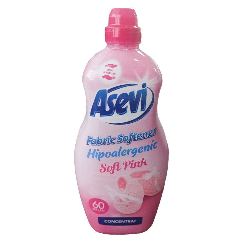 Balsam de Rufe Hipoalergenic Asevi Soft Pink, 60 spalari, 1.5 l