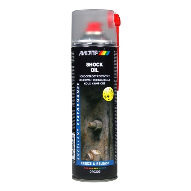 Spray pentru Deblocare prin Inghetare Locala, 500 ml, Motip Shock Oil