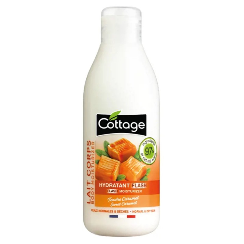 Lapte de Corp Hidratant Cottage, Caramel, 200 ml 