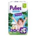 Scutece Pufies Fashion and Nature , Maxi Pack, 6 Extra Large, 13+ kg, 42 Bucati
