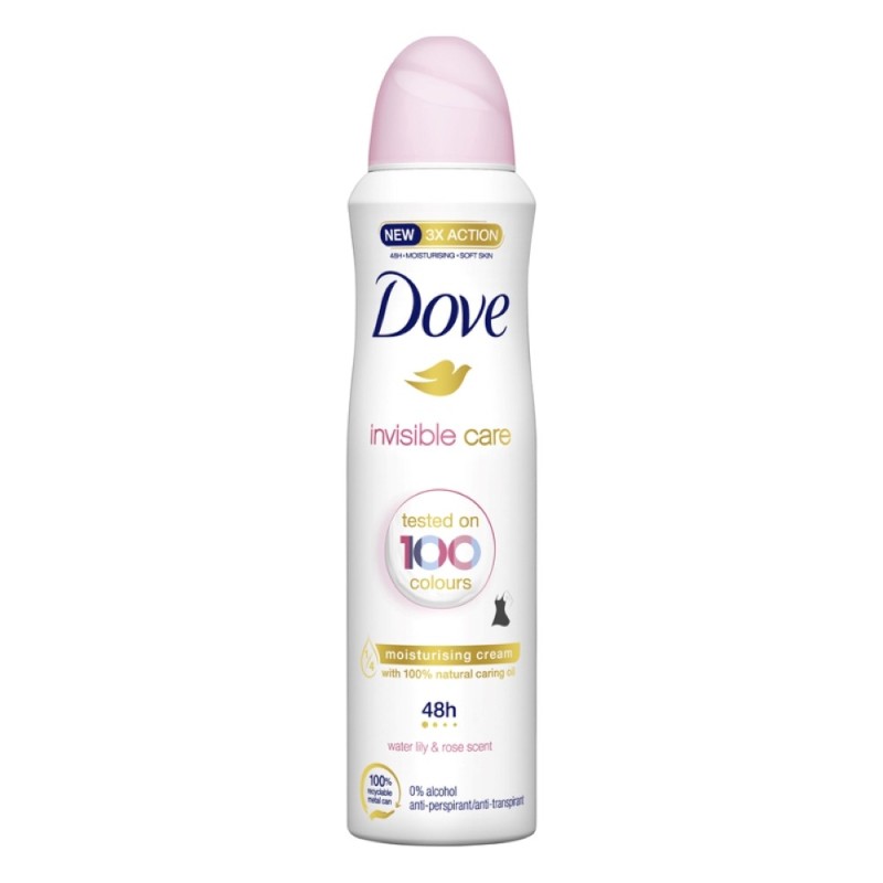 Deodorant Spray Dove, Invisibile Care Floral, 150 ml