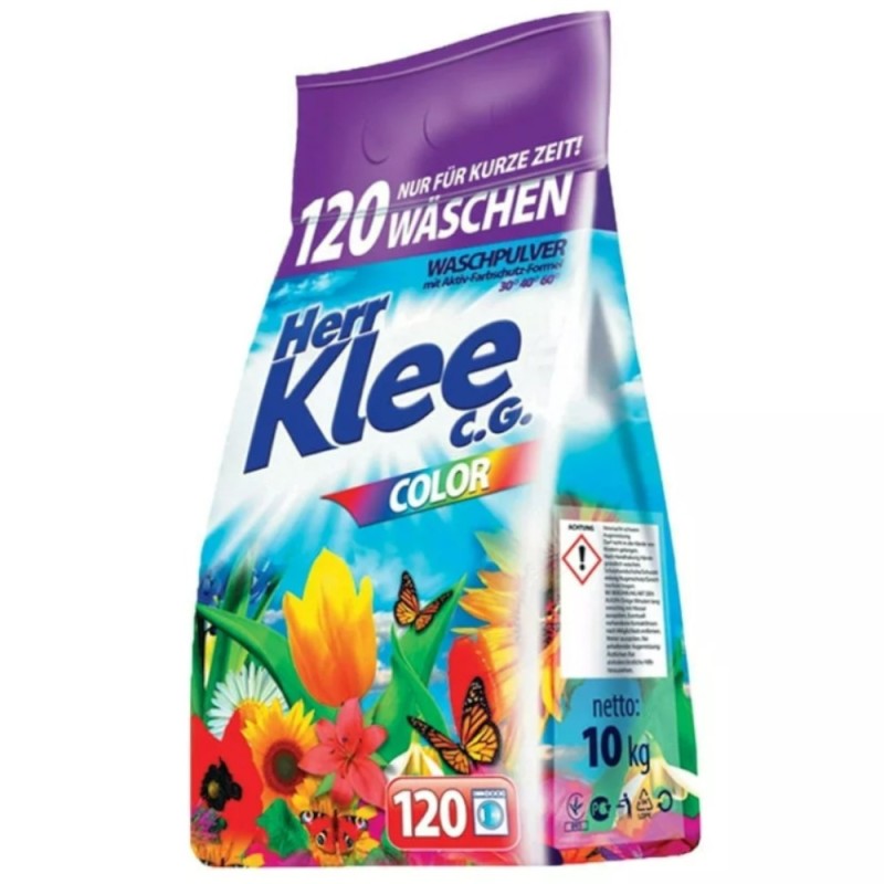 Detergent Rufe Color Herr Klee, 10 kg