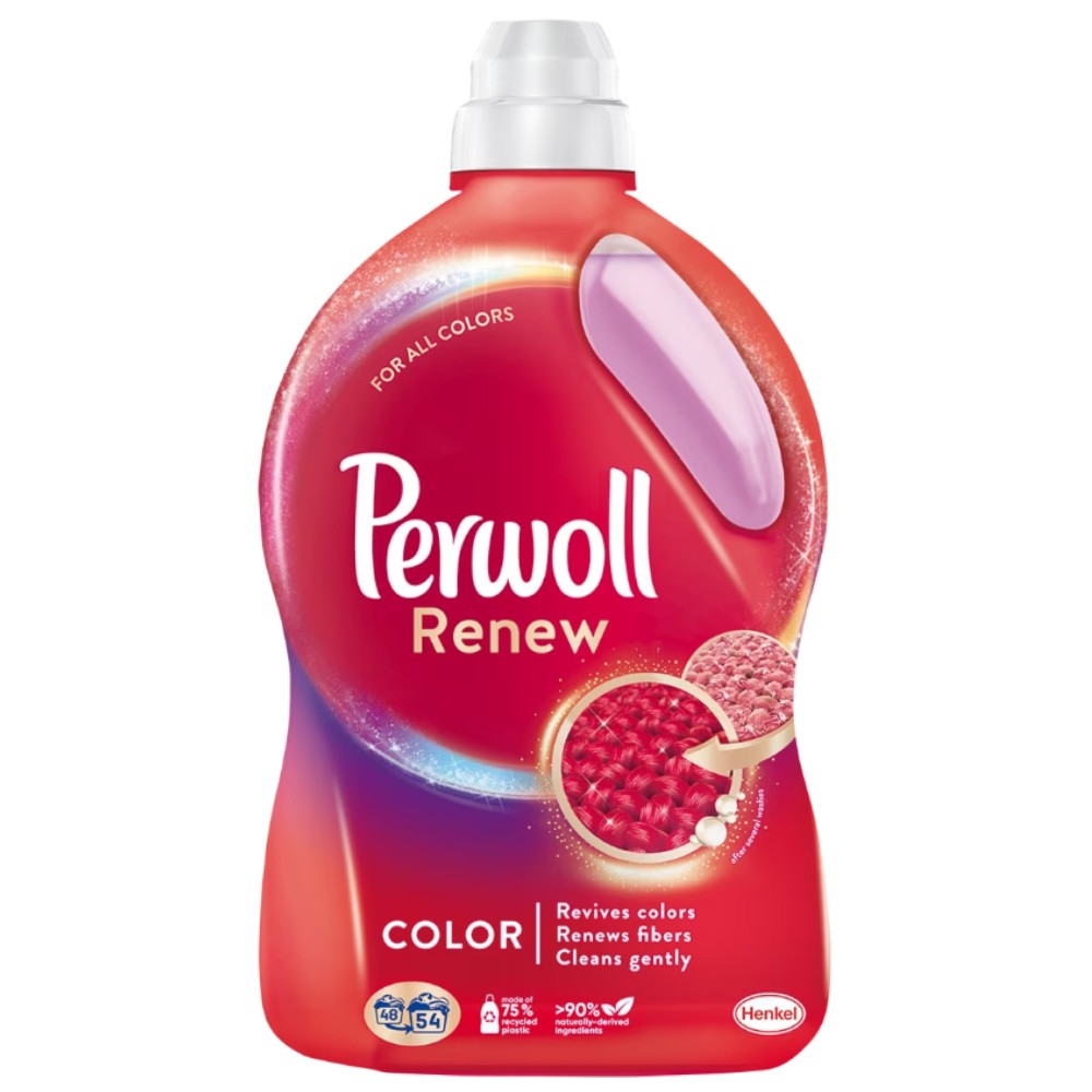 Detergent de Rufe Lichid Perwoll Renew Color, 54 Spalari, 2.97 l