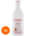 Set 3 x Spuma de Baie Nidra Latte cu Migdale, 750 ml