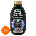 Set 3 x Sampon Garnier Botanic Therapy Magnetic Charcoal si Black Seed Oil, 250 ml
