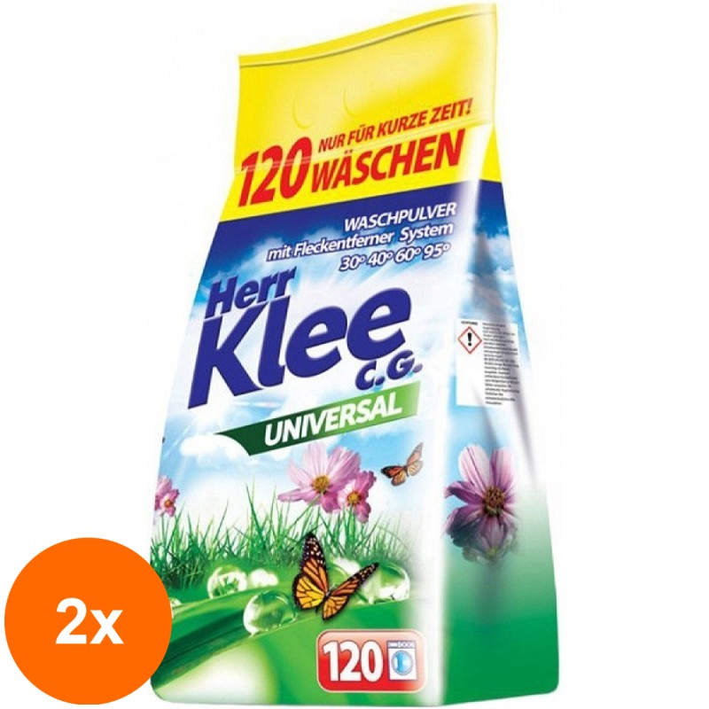 Set 2 x Detergent Rufe Universal Herr Klee, 10 kg