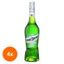Set 4 x Lichior de Pepene Verde Marie Brizard 17% Alcool, 0.7 l