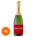 Set 4 x Vin Spumant Castell D'Or Cabaret Cava Brut , 0.75 l