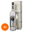 Set 4 x Vodka Beluga Noble, 40%, 1.5 l