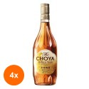 Set 4 x Lichior Ume Single Year Choya 15,5% Alcool, 0.7 l