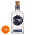 Set 4 x Tequila Cazcabel Tequila Blanco, 100% Agave, 38% Alcool, 0.7 l