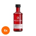 Set 6 x Gin Whitley Neill, Zmeura, Raspberry Gin, 43% Alcool, Miniatura, 0.05 l