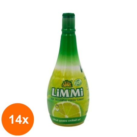Set 14 x Suc de Lamai Verzi, Limmi, 200 ml...