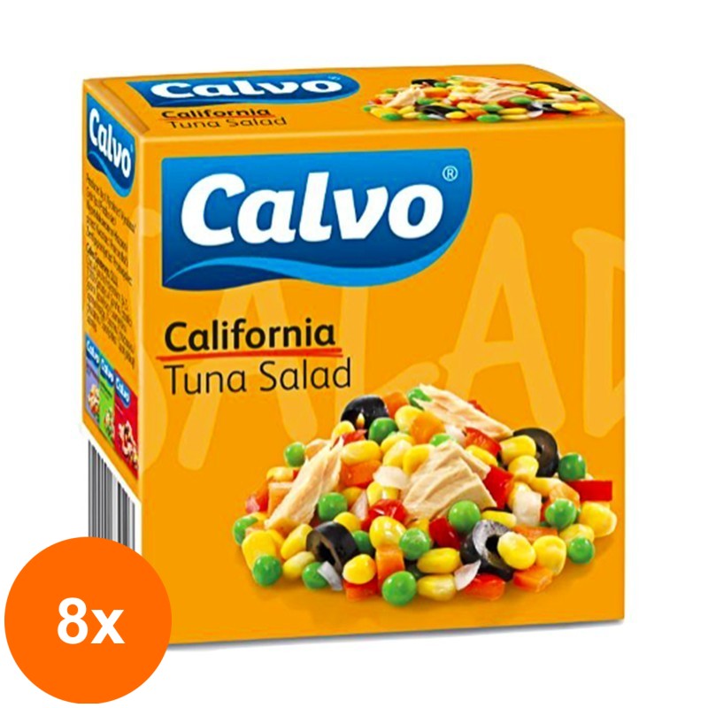Set 8 x Salata California cu Ton Calvo 150 g