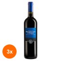 Set 3 x Vin Rosu Montepulciano D'Abruzzo Velenosi DOC, Sec, 0.75 l