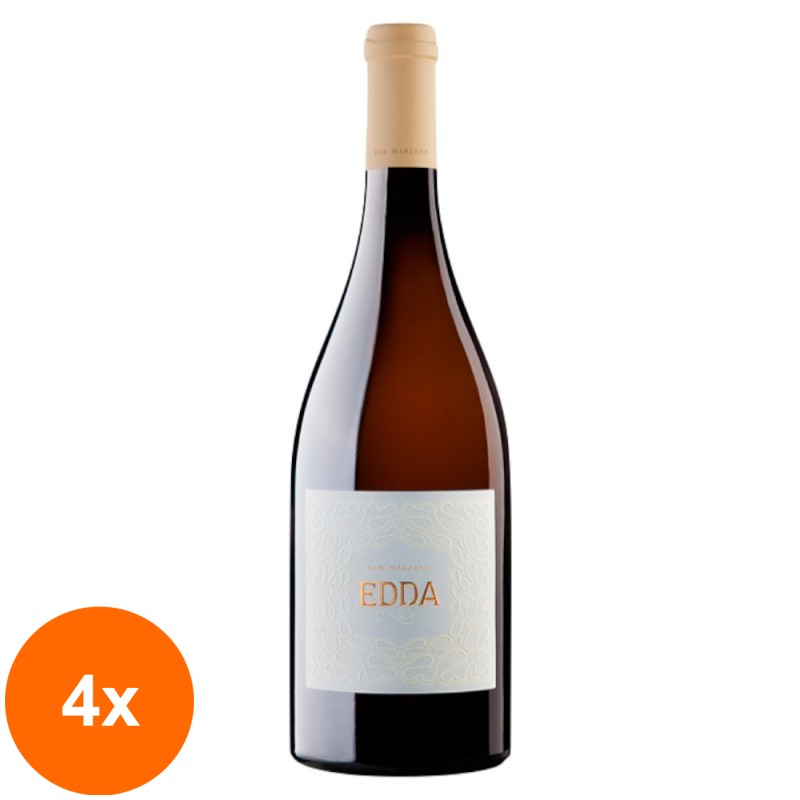 Set 4 x Vin Alb Edda Lei Salento IGP San Marzano 13% Alcool 750 ml