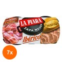Set 7 x 2 Pate de Porc Iberic, Clasic, La Piara, 73 g