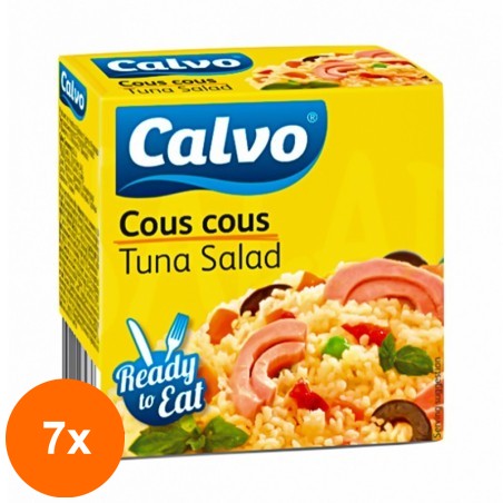 Set 7 x Salata Cous Cous cu Ton Calvo, 150 g...