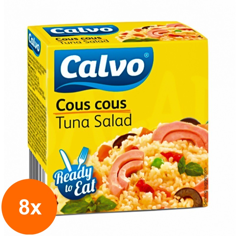 Set 8 x Salata Cous Cous cu Ton Calvo, 150 g