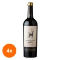 Set 4 x Vin Astrum Cervi Ceptura, Cabernet Sauvignon Rosu Demisec, 0.75 l