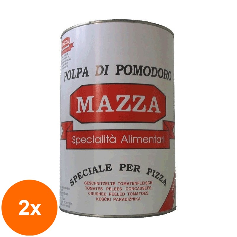 Set 2 x Pulpa de Rosii, Sos pentru Pizza, Mazza 4050 g