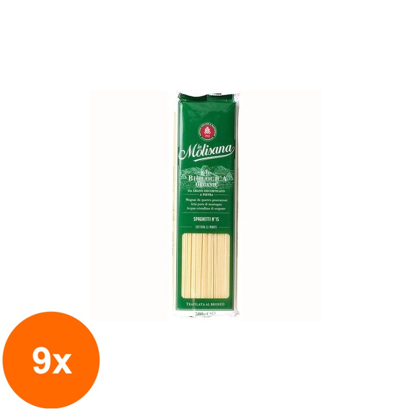 Set 9 x Paste Eco Spaghetti La Molisana 500 g