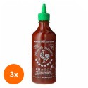 Set 3 x Sos Chili Iute Sriracha, Huy Fong, 435 ml