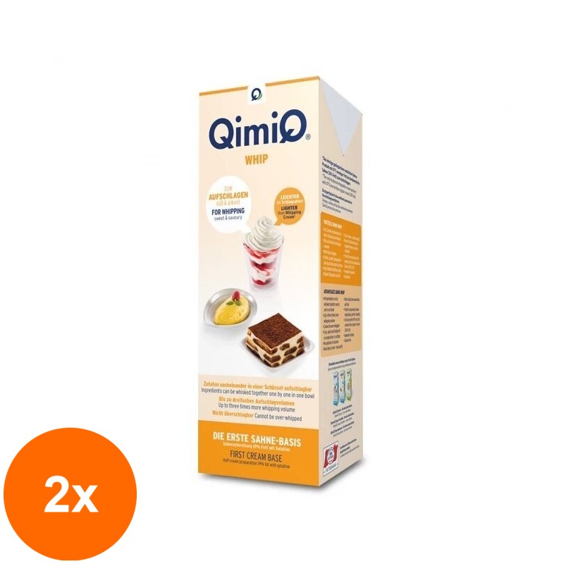 Set 2 x Frisca din Lapte Qimiq - 18% 1kg