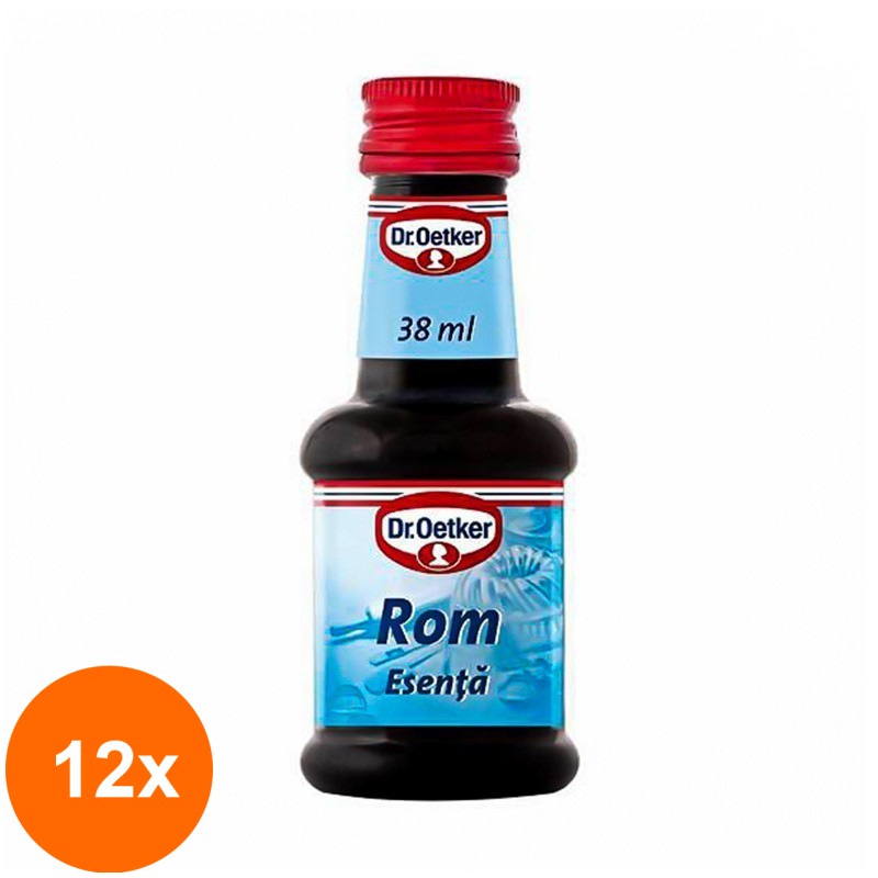 Set 12 x Esenta de Rom, Dr Oetker, 38 ml