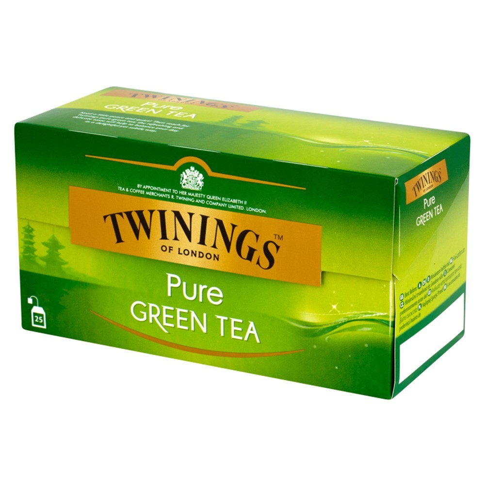 Set 5 x Ceai Twinings Verde Pur, 25 x 2 g