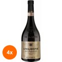 Set 4 x Vin Bulgarini Amarone Della Valpolicella Italia DOCG, Rosu Sec 0.75 l