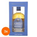 Set 3 x Whiskey Blended Irish Lambay 40% Alcool, 0.7 l