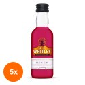 Set 5 x Gin Jj Whitley, Prune, Plum Gin, 38.6% Alcool, Miniatura, 0.05 l