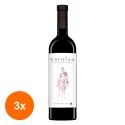 Set 3 x Vin Caloian Crama Oprisor, Cabernet Sauvignon Rosu Sec 0.75 l