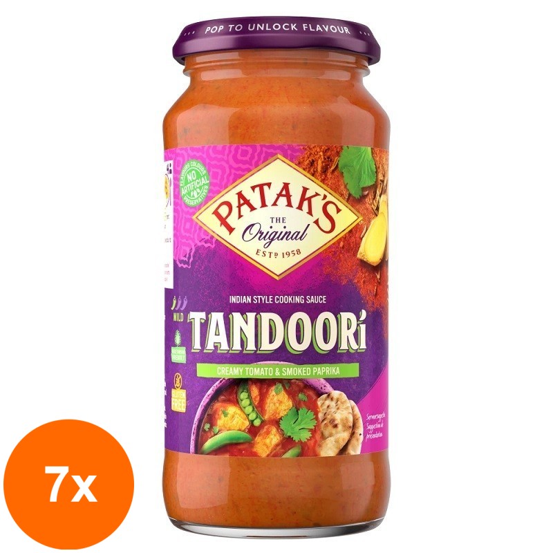 Set 7 x Sos Tandoory Curry Patak`S 450 g