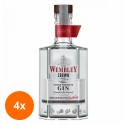 Set 4 x Gin Wembley Crown, 40% Alcool, 0.7 l