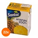 Set 22 x Suc de Ananas 100%, Santal, Brick Pai, 0.2 l