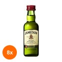 Set 8 x Irish Whiskey Jameson 40% Alcool, 50 ml