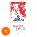 Set 7 x Lapte UHT La Dorna, 3.5% Grasime, 1 l