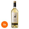 Set 5 x Vin Astrum Cervi Ceptura Sauvignon Blanc, Alb Sec, 0.75 l
