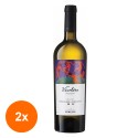 Set 2 x Vin Vinohora Purcari Feteasca Alba & Chardonnay, Alb Sec, 0.75 l