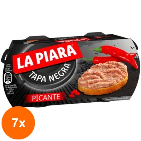 Set 7 x 2 Pate Picant de Porc La Piara, 73 g...