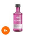 Set 6 x Gin Whitley Neill, Grapefruit Roz, Pink Grapefruit Gin, 43% Alcool, Miniatura, 0.05 l