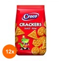 Set 12 x Biscuiti cu Sunca Croco Crackers, 100 g