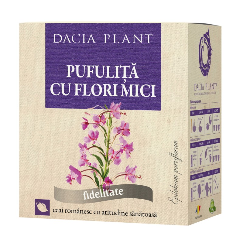 Ceai de Pufulita cu Flori Mici, 50 g, Dacia Plant