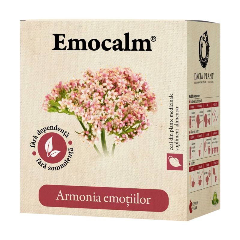 Ceai Emocalm, 50 g, Dacia Plant