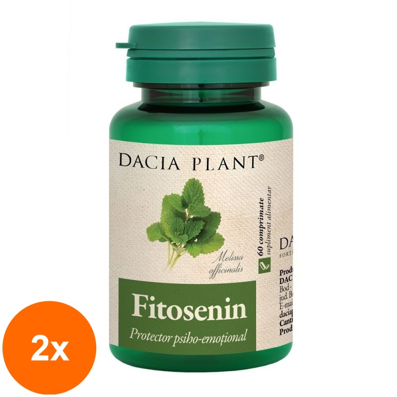 Set 2 x Fitosenin, 60 Comprimate, Dacia Plant