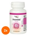 Set 2 x Ferovital Vitamine si Minerale, 60 Comprimate, Dacia Plant